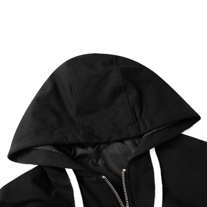 Ensemble de survêtement 2 pièces pour homme, personnalisable, grande taille, à capuche, couleur unie, qualité supérieure, prix de gros abordable - Product Image 2