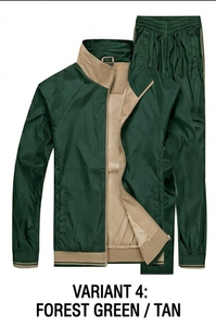 Conjunto Deportivo Informal Unisex, Transpirable y Ligero, de Verano, 2 Piezas, Chaqueta y Pantalón, Tallas L-5XL - Product Image 2
