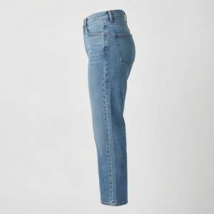 Pantalones vaqueros para hombre, vaqueros de corte regular, pantalones vaqueros ajustados negros para hombre, pantalones vaqueros rectos informales, logotipo personalizado y diseño a bajo precio - Product Image 3