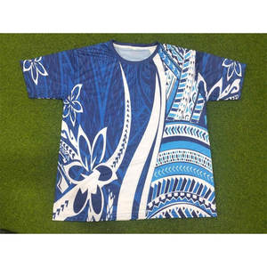 Polynesian Tribal Clothing Casual Short Sleeve t Shirt Wholesale Custom Logo Polyester Sublimated Shirts - Product Image 3