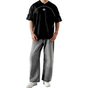 Camisetas de Fútbol Americano Unisex al por Mayor, Logotipo Personalizado, Transpirables, Manga Corta, Ropa Urbana, Proveedor de Camisetas con Etiqueta Privada OEM - Product Image 2