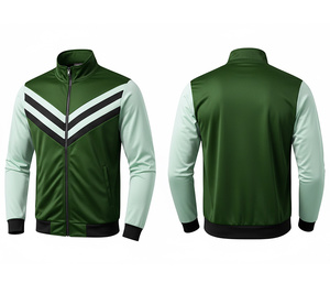 Chaqueta Deportiva Personalizada para Hombre con Cierre Completo, Ropa para Correr y Hacer Ejercicio, Cálida, Transpirable y de Secado Rápido |   Tallas Hombre Mujer Juvenil - Product Image 4