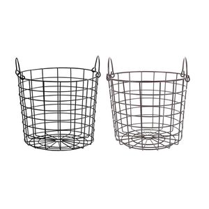 Cesta de Almacenamiento de Alambre Metálico Naranja, Diseño Geométrico, Organizador Multiusos - Product Image 5