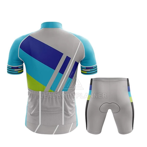 Tenues de cyclisme sur mesure fabriquées au Pakistan, maillots respirants à manches longues, vêtements de sport 100% polyester, uniformes de cyclisme respectueux de l'environnement - Product Image 6