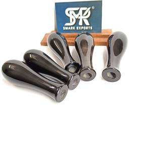 Cuchilla de Cuerno de Búfalo Ecológica con Acabado Liso y Mango Negro Hecho a Mano para Herramientas de Bricolaje, Restauración y Fabricación Personalizada - Product Image 1