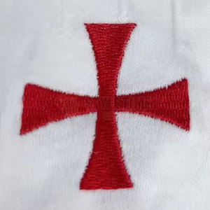 Gants maçonniques blancs de qualité supérieure en tissu de coton doux, respirants et confortables, pour usage cérémoniel formel et coutures durables - Product Image 6