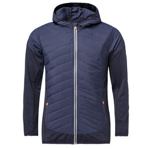 Veste de course pour homme personnalisée, style hybride, légère, matelassée, avec capuche amovible, manteau chaud d'hiver, veste de randonnée, veste de golf - Product Image 1