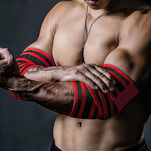 Bandes de genou et de coude personnalisables avec logo pour l'entraînement en salle de sport – Nouvelles bandes souples et ajustables pour la musculation et les exercices - Product Image 4