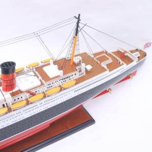 Edición especial RMS QUEEN MARY - Modelo de crucero británico hecho a mano en madera - Product Image 4