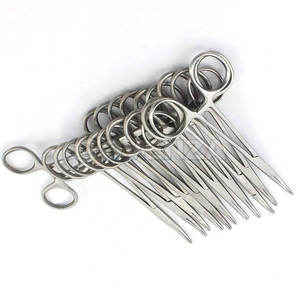 Pinza Hemostática Quirúrgica Recta de Acero Inoxidable de 5 Pulgadas con Mango de Bloqueo, Calidad Superior - Product Image 3