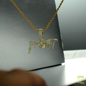 Joyería de alta calidad Ice VVS Lab Grown Diamond Hip Hop GIA Certified Two Tone Gold Plated 925 Sterling Silver Letter Charm - Product Image 2