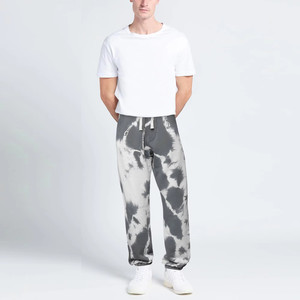 Pantalon de jogging unisexe en polyester imprimé par sublimation, motif abstrait coloré, élastique, style sportif d'été, design unique - Product Image 5