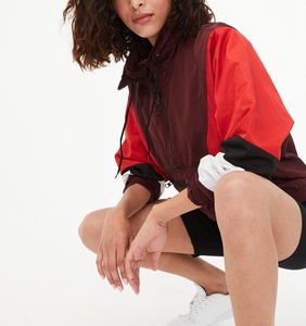 New Lightweight Pullover Waterproof Color Block Hooded <b>Jacket</b> Windbreaker <b>Plus</b> <b>Size</b> Women's Outdoor <b>Rain</b> Summer <b>Jacket</b> - Product Image 4