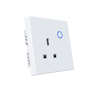 16A Smart Wi-Fi Wall <b>Socket</b> with Physical Switch Works with Alexa and Google Home, Remote Control & Timer, No Hub Required - Product Image 1