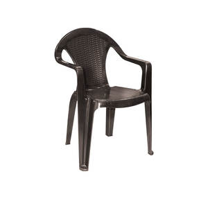 DreamCraft Espresso -4PK Rattan Arm Chair <b>Comfortable</b> Home Furniture - Product Image 1