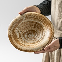 Assiettes à pâtes en porcelaine, assiettes irrégulières pour restaurant, vaisselle en céramique de qualité commerciale, passe au lave-vaisselle