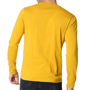 T-shirt à manches longues en coton personnalisé pour homme, coupe slim, idéal pour la gym - Product Image 3