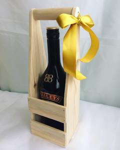 Soporte para Botellas de Vino de Madera Hecho a Mano, Ecológico, Diseño Vintage para Almacenamiento en Encimera, Exhibición Decorativa de Botellas para Hogar, Cocina y Bar - Product Image 4