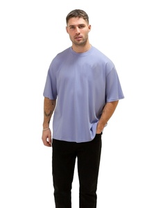 Camiseta de cuello redondo de buena calidad de último diseño para hombre, ropa deportiva de manga corta, ropa de gimnasio, camiseta de gran tamaño para hombre, camiseta lisa - Product Image 6