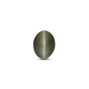 Natural Catseye Loose Gemstone 4.58 Carat Pear Oval Sapphire Kyanite Opal Amber for Fine Jewelry - Product Image 1