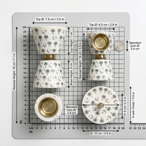 Quemador de incienso de mármol artesanal con estampado de luna y árbol árabe, soporte para incienso con tapa, piedra premium para decoración de hogares modernos - Product Image 3