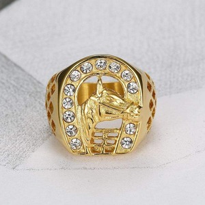 Bague de créateur en or et argent avec diamant Moissanite, style luxe Hip Hop Bling, pour le quotidien, les soirées, la mode et le style urbain. - Product Image 1