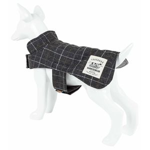 Giacca e Tappetino per Cani 2-in-1 Reversibili a Quadri con Accessori Abbinati - Product Image 4