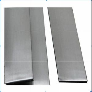 Barre plate brillante en acier doux MS de 8 mm, polie, argentée, longueur 3 m, usage industriel, fabricant Punit Gujarat - Product Image 1