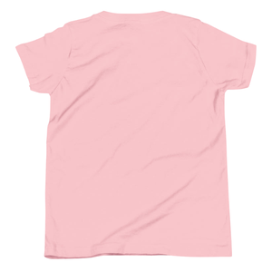 T-shirt graphique rose pour jeunes, motif circulaire, col rond, coton doux, manches courtes, vêtements décontractés pour enfants, mode quotidienne - Product Image 2