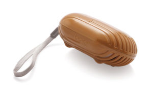 Modern Plastic Soap Dish With Lid Brown Oval Design Anti-Slip <b>Bath</b> Accessory - Product Image 4