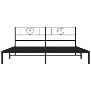 โครงเตียงเหล็กเคลือบสีดำแบบคู่ - Product Image 5