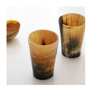 Tasse à boire artisanale en corne de buffle, forme naturelle polie, pour bière et vin, style nautique, cadeau décoratif - Product Image 6