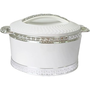 Juego de Cazuelas Modernas de Plástico Blanco y Metal de Alta Calidad con Tapa de Acero Inoxidable, Revestimiento de PTFE, Apto para Lavavajillas - Product Image 2