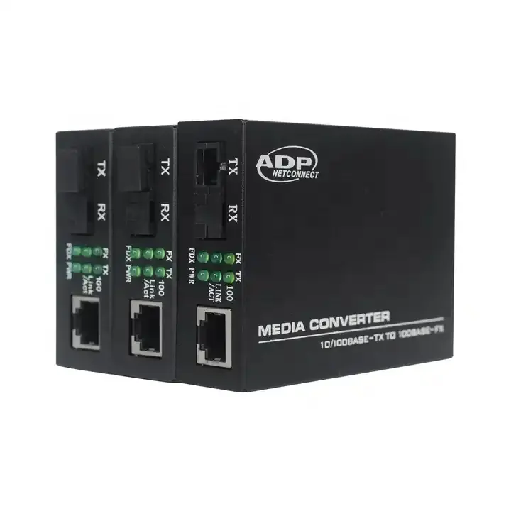SZADP 1000M fiber Media Converter 1*10/100Mbps/1000Mbps RJ45 Port+ SC/LC Optical Port fiber