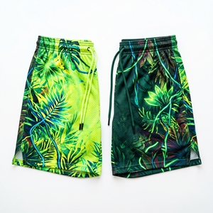 Custom Urban Architectural <b>Abstract</b> Grid Graphic Mesh Shorts Men’s Athletic Sublimation Basketball Training Shorts - Product Image 5