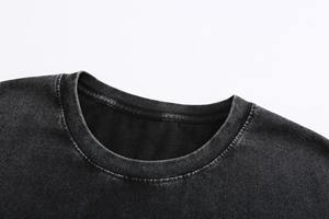เสื้อยืดผู้ชายแฟชั่นฤดูร้อนทรงโอเวอร์ไซส์ผ้าฝ้ายระบายอากาศได้ดี ดีไซน์ลายสก็อตแบบปรับแต่งได้ - Product Image 6