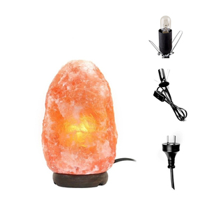 Lampe en cristal de sel rose naturel artisanal, pièce d'éclairage décorative haut de gamme avec ambiance chaleureuse, forme distinctive, design personnalisé - Product Image 2