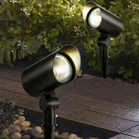 Lampe LED COB pour pelouse, jardin, extérieur, IP65 étanche, blanc chaud 3023K, lumière nocturne souterraine