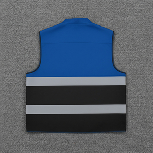 Chaleco de Seguridad Antiestático de Alta Visibilidad de 2 Colores OEM, Malla Reflectante Impermeable con LED Intermitente, Logotipo Personalizado, 2 Tonos, Unisex - Product Image 5