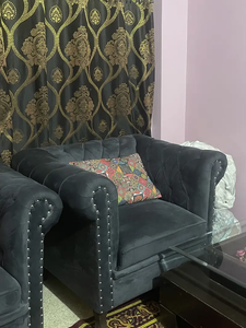 Sofá seccional modular moderno de alta calidad con tapicería de la mejor tela, en forma de esquina, para sala de estar, con patas de madera. - Product Image 4