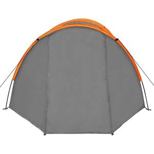 Carpa de Camping Gris y Naranja para 4 Personas - Product Image 4