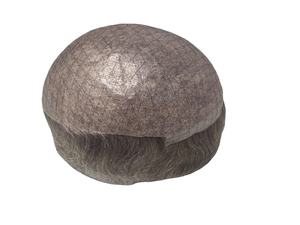 Toupee y Peluca de Cabello Humano Gris de Piel Fina, 100% Cabello Remy Indio, Rizado Kinky Yaki, Calidad Premium, Taz Hair Bangladesh, Trama Única - Product Image 6