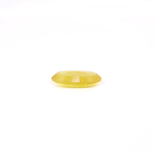 Handcrafted 2.75 Carat Yellow Sapphire Loose Gemstone Oval Emerald Cut Calibrated for Fine Jewelry - Product Image 3