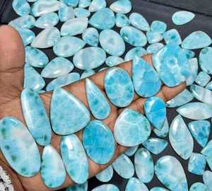 Cabujón de larimar, piedra preciosa suelta de alta calidad, larimar precioso. - Product Image 3
