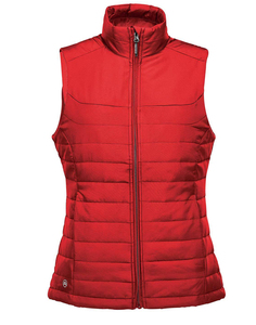 Chaleco Acolchado Azul sin Mangas con Cuello Alto y Cierre de Cremallera, Abrigo Casual Cálido de Invierno para Mujer - Product Image 4