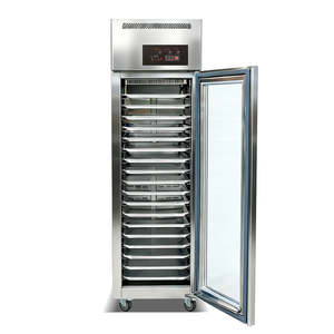 Gabinete de fermentación y congelación para panadería de tamaño completo 26" x 18" con 18 bandejas, fermentadora de pan, fermentadora de masa, congelador para panadería - Congelación integrada - Product Image 4