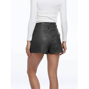 Shorts en cuir de haute qualité pour femmes, respirants, pour l'hiver, en vente en gros - Product Image 2