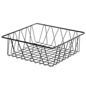 Bandeja de Almacenamiento de Alambre Negro, Cesta Rectangular de Metal, Organizador de Estantes para Despensa, Contenedor de Almacenamiento para Encimera de Cocina - Product Image 5