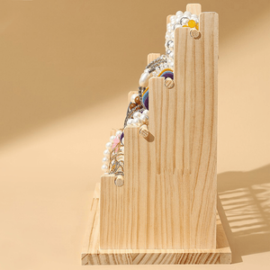 Espositore in Legno Smontabile per Gioielli, Orecchini, Bracciali e Collane - Ordini da Ritirare in Personale Benvenuti - Product Image 4