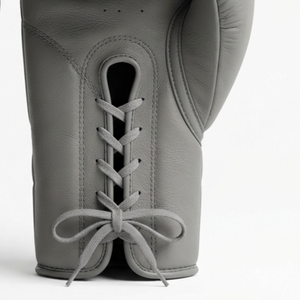 Guantes de Boxeo Profesionales de Último Diseño, Cuero PU Duradero, para Entrenamiento y Sparring, Todas las Temporadas, Gris, con Cordones, Diseño Juvenil para Fitness - Product Image 5
